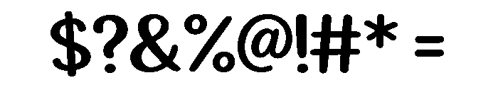 Rainbow Joy Font OTHER CHARS