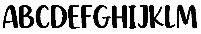 Rainbow Joy Font UPPERCASE