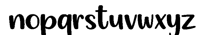 Rainbow Joy Font LOWERCASE