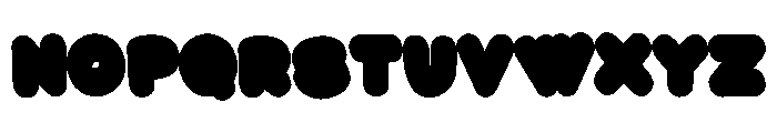 Rainbow Puffs CF Font UPPERCASE