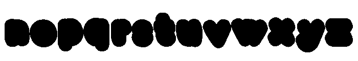 Rainbow Puffs CF Font LOWERCASE