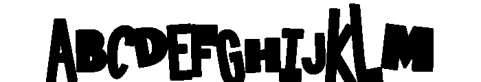 Rainbow Ribbon CF Font UPPERCASE
