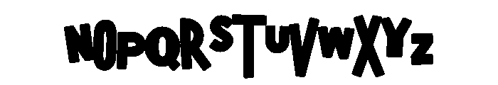 Rainbow Ribbon CF Font LOWERCASE