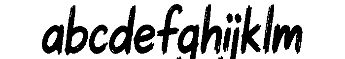 Rainbow Scribble FONT