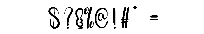 Rainbow September Font OTHER CHARS