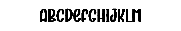 Rainbow Shine Font UPPERCASE