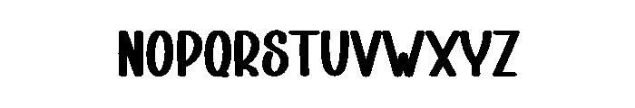 Rainbow Shine Font LOWERCASE