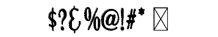 Rainbow Smash CF Font OTHER CHARS