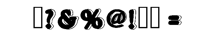 Rainbow Squash Regular Font OTHER CHARS
