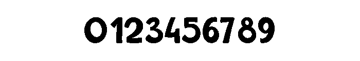 Rainbow Stacked Font OTHER CHARS