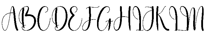 Rainbow Stocking Font UPPERCASE