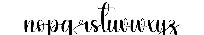 Rainbow Stocking Font LOWERCASE