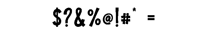Rainbow Theory Font OTHER CHARS