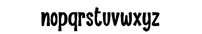 Rainbow Theory Font LOWERCASE