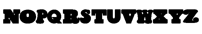 Rainbow Toonz CF Font UPPERCASE