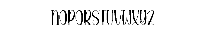 Rainbow Wildflower Font LOWERCASE