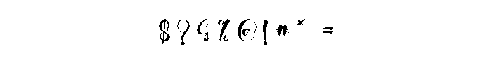Rainbow2 Font OTHER CHARS