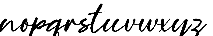 Raindale Font LOWERCASE