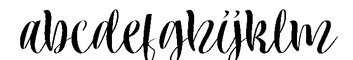 Raindise Font UPPERCASE
