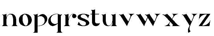 Raindise Font LOWERCASE