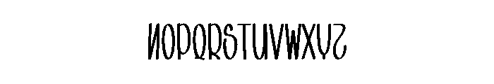 Raines Brush Font LOWERCASE