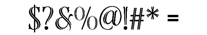 Rainhalf-Regular Font OTHER CHARS
