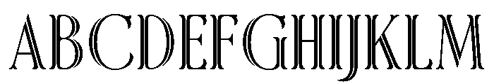 Rainhalf-Regular Font UPPERCASE