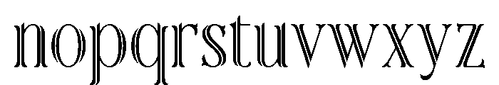 Rainhalf-Regular Font LOWERCASE