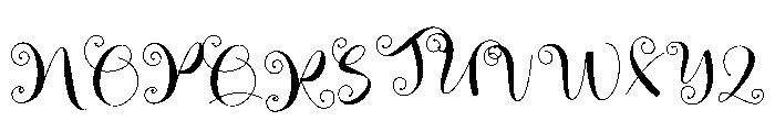Raining Saturday Font UPPERCASE