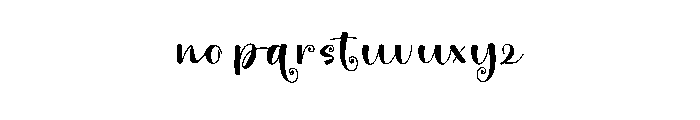 Raining Saturday Font LOWERCASE