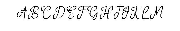 Rainstories Font UPPERCASE