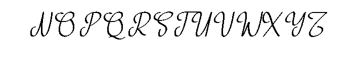 Rainstories Font UPPERCASE