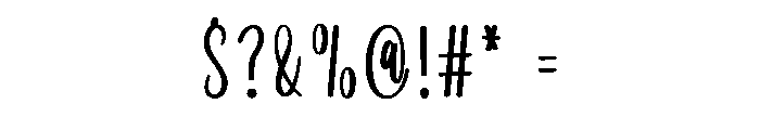 Rainwanter Font OTHER CHARS