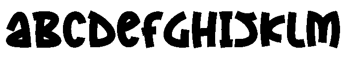 Rainy Beach Font UPPERCASE