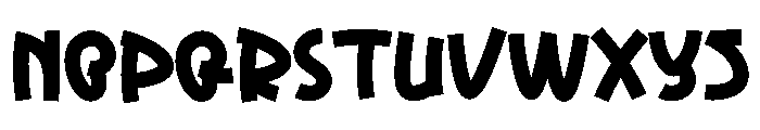 Rainy Beach Font UPPERCASE