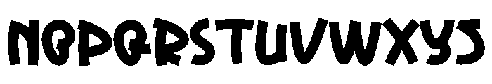 Rainy Beach Font LOWERCASE