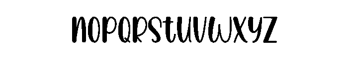 Rainy Beautiful Font LOWERCASE