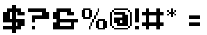 Rainy Pixelo Font OTHER CHARS