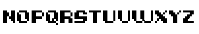 Rainy Pixelo Font UPPERCASE