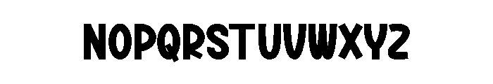 Rainy Winter Font LOWERCASE