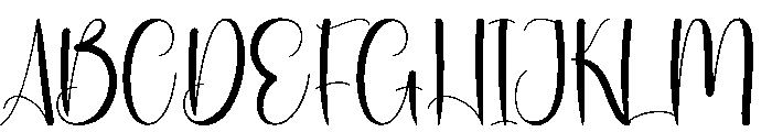 Rainy1 Font UPPERCASE