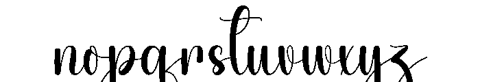 Rainy1 Font LOWERCASE