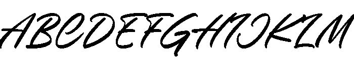 Rainylock-Regular Font UPPERCASE