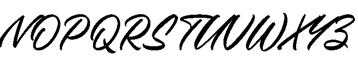 Rainylock-Regular Font UPPERCASE