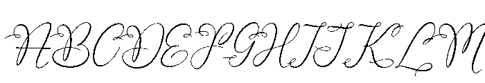 Raisahren Font UPPERCASE