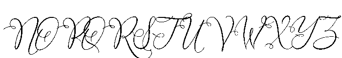 Raisahren Font UPPERCASE