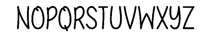 Raising Spirits Font UPPERCASE