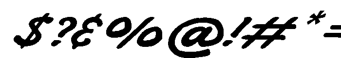 Raither-Regular Font OTHER CHARS