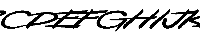 Raither-Regular Font UPPERCASE