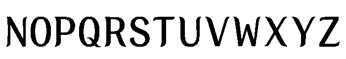 Rajshahi Regular Font UPPERCASE